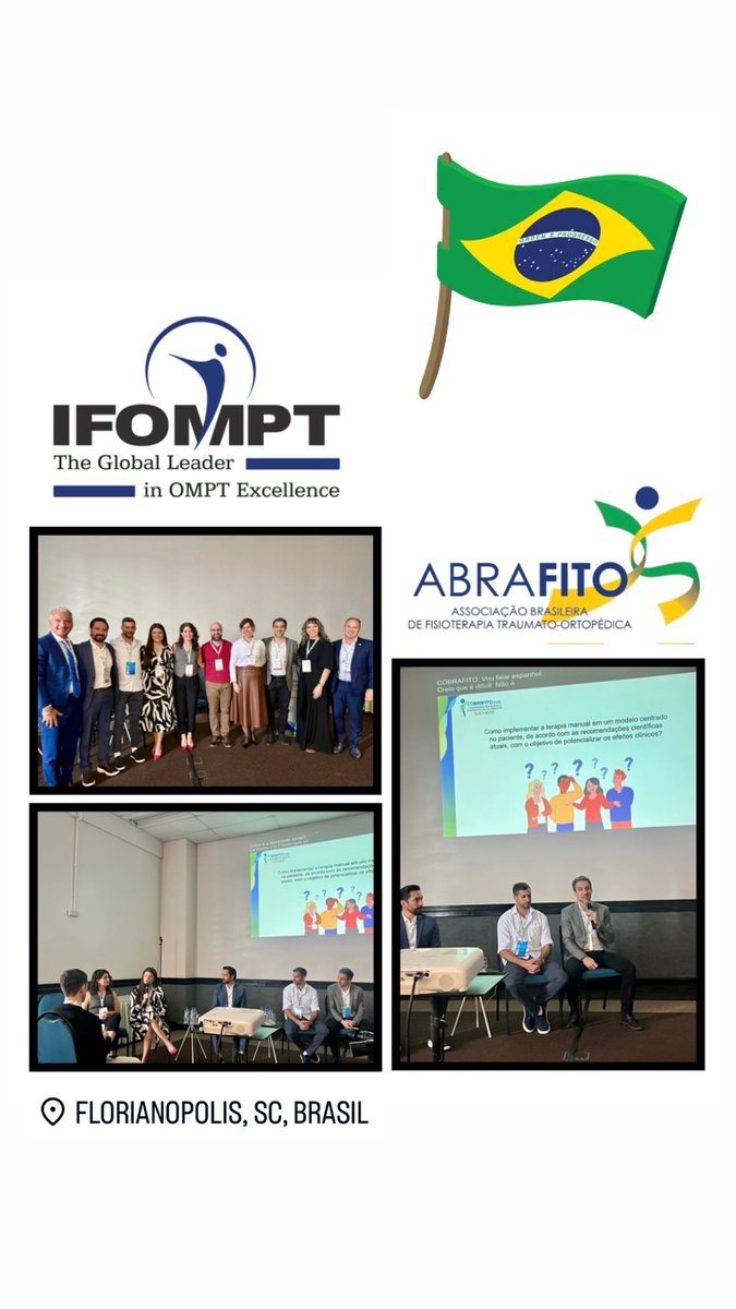 1st IFOMPT Latin America Meeting of Manual and Musculoskeletal Physiotherapists. Hearing from the physiotherapists in the region.