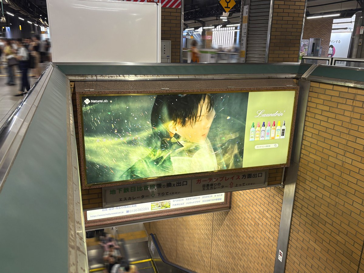 平野紫耀 さんをイメージキャラクターに起用した #ランドリン の広告