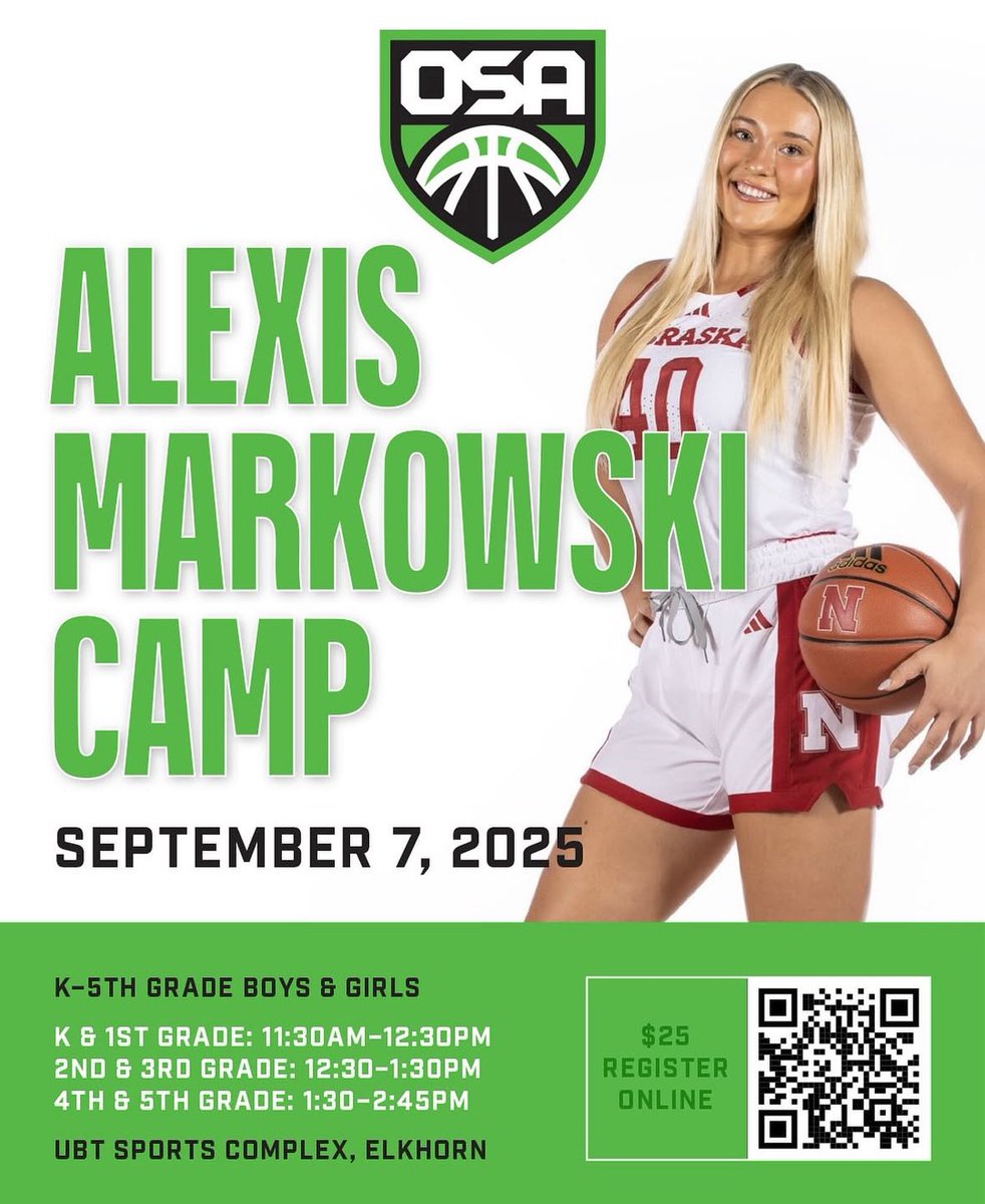 Calling all K-5th grade girls and boys to come join me and some of my old teammates for camp! OSA is the best place for your kids to grow, learn new skills, and fall in love with the game of basketball. Sign up now!!!