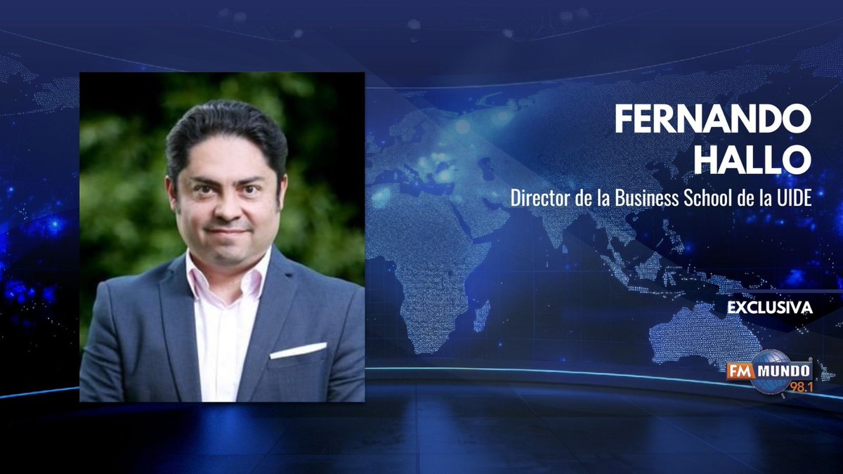 📢 Estamos #AlAire en #NotimundoEstelar con <a href="/fernando_hallo/">Fernando Hallo</a>, director de la Business School de la UIDE, conversando sobre estrategias financieras para reducir costos en los viajes.

📻 98.1 FM #Quito  

🔗youtube.com/watch?v=EF3jSJ…

📲fmmundo.com