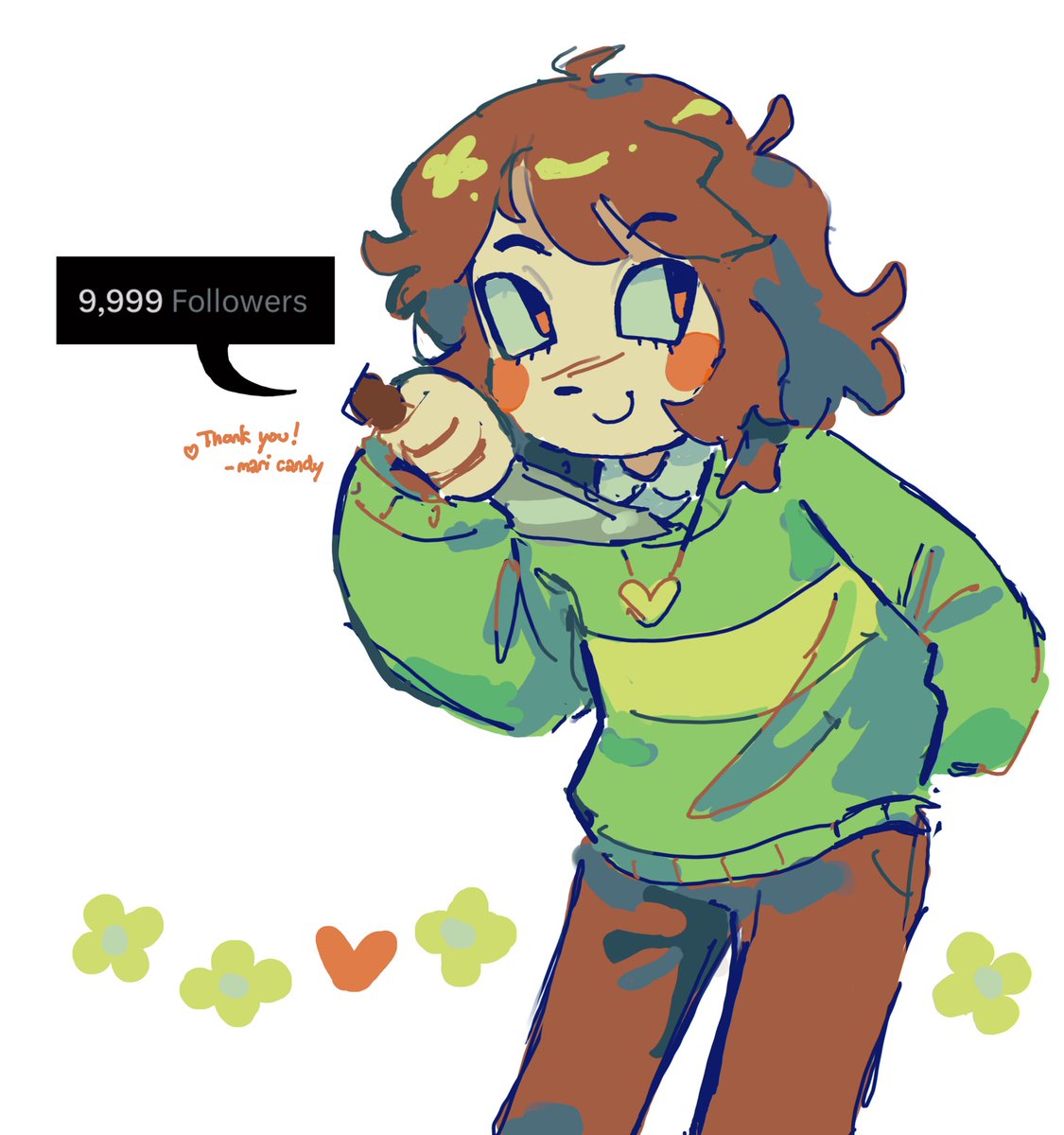 Bit late to this but thank youuu♥️ 
[#undertale #chara]