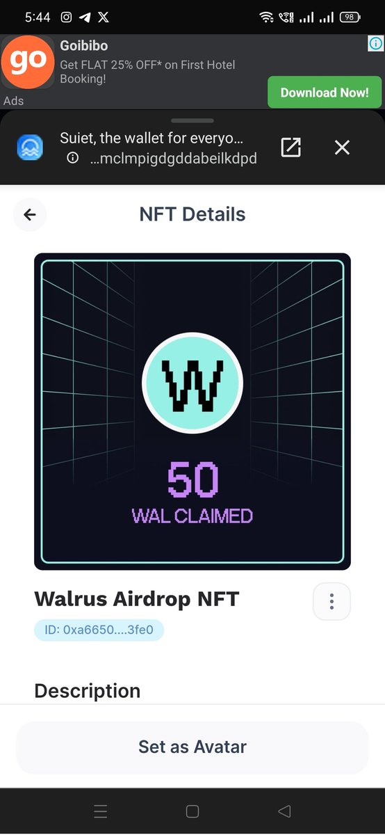 SohelNNFT's tweet photo. Thanks @WalrusProtocol 

now I can buy a blue tick https://t.co/GL8I8Nnrti