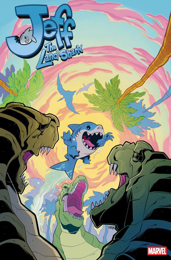 My variant cover for Jeff the Land Shark #4 hits shelves September 24, 2025!
