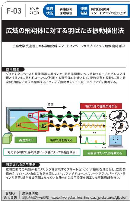HOIP02244451's tweet photo. 本日最終日！
広島大学も、出展しております！
「大学見本市2025～イノベーション・ジャパン」
@東京ビッグサイト　
MOF分離膜/マイクロロボット/羽ばたき振動検出法 https://t.co/JI9i210flH