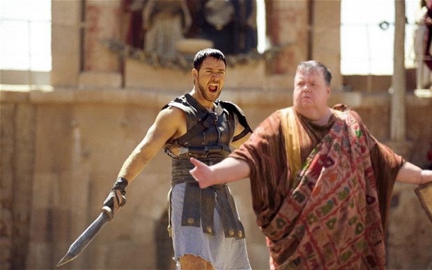 Michael McGill π (@mcgillmd921) on Twitter photo We interrupt this gladiatorial fight for a quick message from our sponsors. 
βThe Guild of Millers uses only the finest grains: true Roman bread for true Romans!β We interrupt this gladiatorial fight for a quick message from our sponsors. 
βThe Guild of Millers uses only the finest grains: true Roman bread for true Romans!β