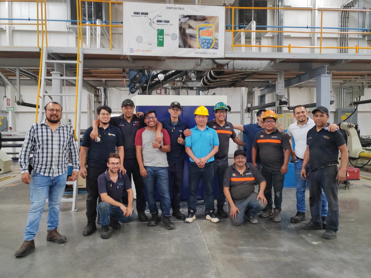 DavidHu75775803's tweet photo. El equipo de West River utilizó tecnología sofisticada para ayudar a un cliente latinoamericano a actualizar su corrugadora Langston de 5 capas de EE. UU., la Cassette Single Facer, un componente clave.

WhatsApp: +86 138 2464 8608
westriver2010@hotmail.com

#diseñodeembalaje https://t.co/1eWQfZFmGn