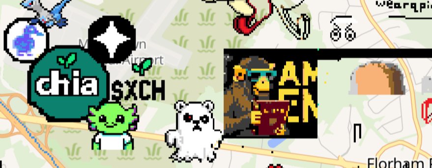 What did I start drawing on the right on Wplace? Only the Chia pros know!