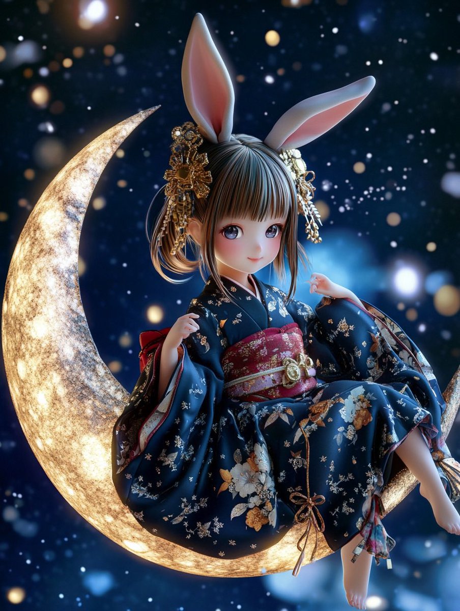 ウサ耳ガール、ドールver。
🐇 🌙