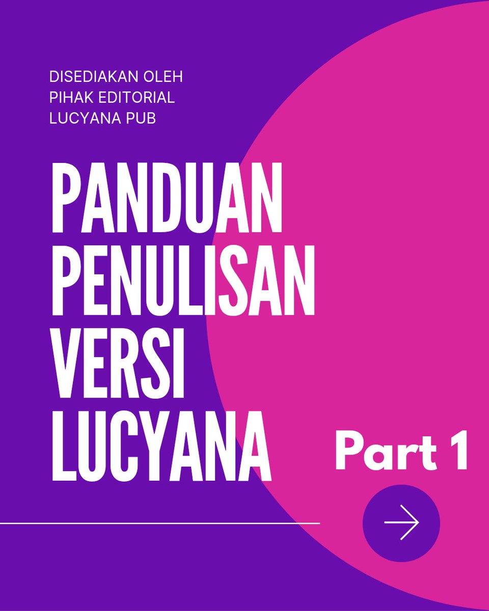 LYPUB_OFFICIAL's tweet photo. Holla semua, Cik Dell di sini 👋

Sebagai pembantu dalam pasukan editorial, Cik Dell selalu terima manuskrip yang tak ikut SOP Lucyana Pub.

Tak dinafikan, ramai penulis berbakat besar. Tapi bila masuk bab tanda baca, masih ramai yang kurang peka. https://t.co/dhOWZ9XBgw