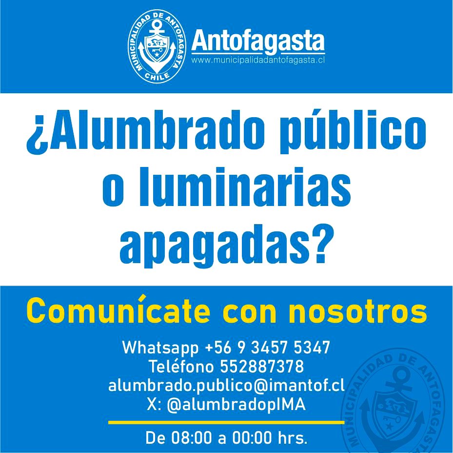 #Antofagasta <a href="/AntofagastaMuni/">Municipalidad de Antofagasta</a> <a href="/SachaRazmilic/">Sacha Razmilic</a>