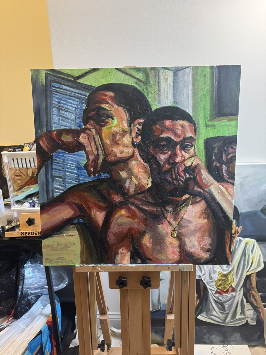 joshovango's tweet photo. All That I Can Say
Oil on 20x20 canvas 
2025 https://t.co/OowlYd6kW6