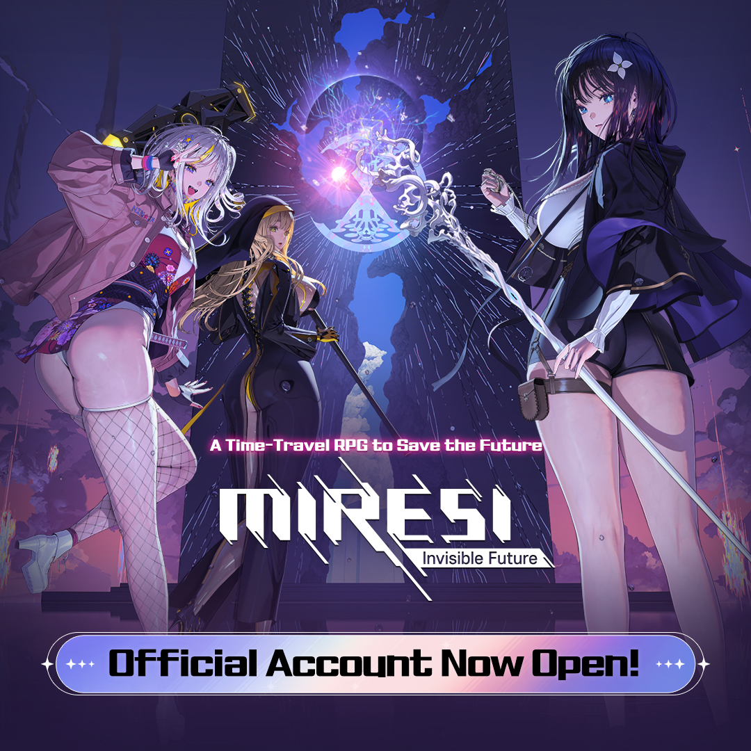 MIRESI: Invisible Future (@miresi_en) on Twitter photo ⌛A Time-Travel RPG to Save the Future⌛
This is the official X account for "MIRESI: Invisible Future."
We'll be bringing you the latest updates
on all kinds of news and events about MIRESI
through this official account!
✨Follow <a href="/Miresi_en/">MIRESI: Invisible Future</a>
and be the first to catch every ⌛A Time-Travel RPG to Save the Future⌛
This is the official X account for "MIRESI: Invisible Future."
We'll be bringing you the latest updates
on all kinds of news and events about MIRESI
through this official account!
✨Follow <a href="/Miresi_en/">MIRESI: Invisible Future</a>
and be the first to catch every