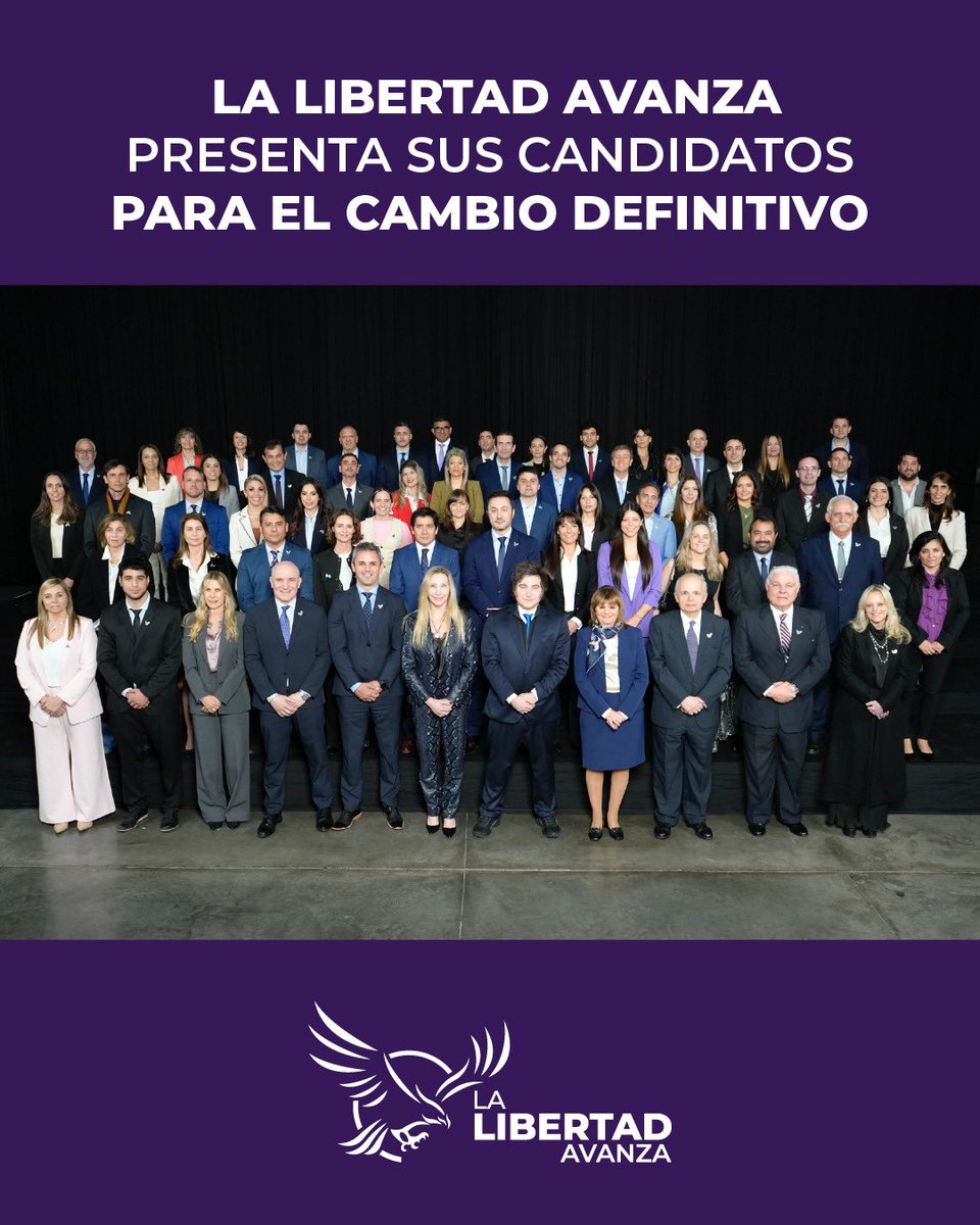 LLA_CABA's tweet photo. LOS CANDIDATOS PARA TERMINAR DE CAMBIAR LA HISTORIA ARGENTINA. https://t.co/Gh85ZZCv67