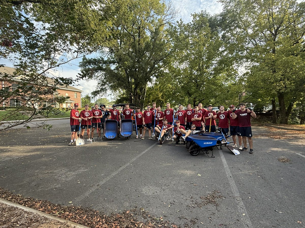 Boys dominated the campus beautification again today. #FiredUp #AGNB
