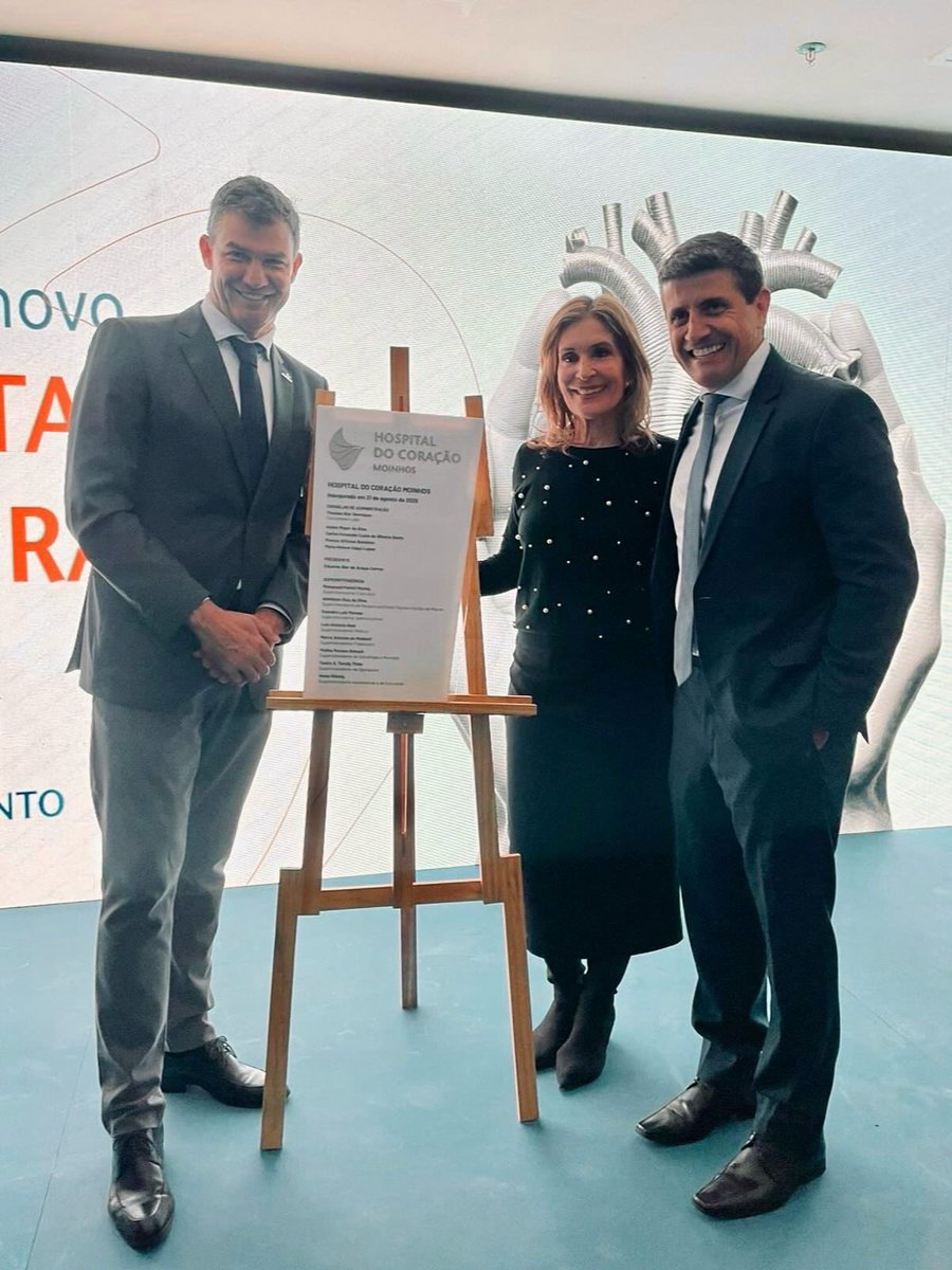Participando do lançamento do novo Hospital do Coração, do Hospital Moinhos de Vento — um centro de referência em cardiologia que une ciência, tecnologia de ponta, prevenção e uma equipe médico-assistencial altamente qualificada. Ganha a Saúde do nosso estado!