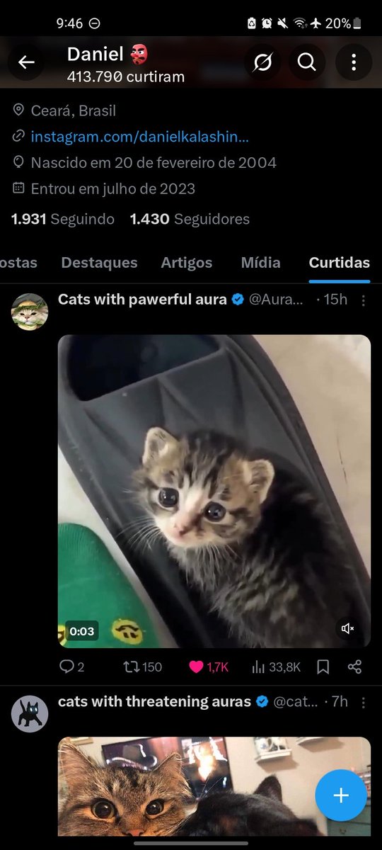 im_cursedboy's tweet photo. essa história das curtidas estão privadas é #fake meu perfil ainda aparece a aba de curtidas e dos outros não aparece, qq isso #twitter? a atualização só funciona com os outros e não pra mim? 🤬 #revoltado https://t.co/8qmG8Ui8Hl