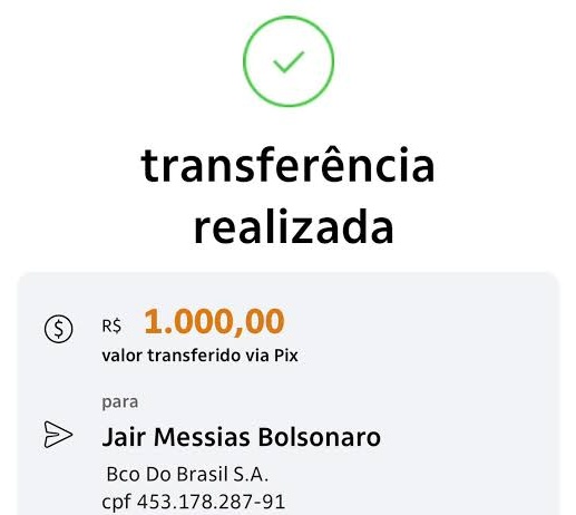 RT do Brasil (@rtdobrasil) on Twitter photo Toma mais Milzão no PIX ai Presidente, pois você pode usar CONTA BANCÁRIA!
<a href="/jairbolsonaro/">Jair M. Bolsonaro</a> ✅️ Toma mais Milzão no PIX ai Presidente, pois você pode usar CONTA BANCÁRIA!
<a href="/jairbolsonaro/">Jair M. Bolsonaro</a> ✅️