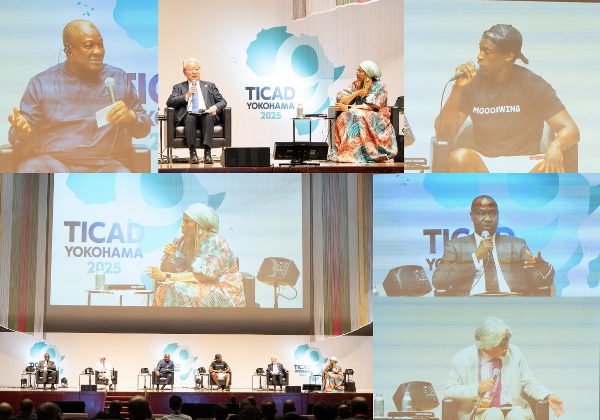Honoured to moderate #TICAD9 Public-Private Business Dialogue opened by Japan’s PM <a href="/shigeruishiba/">石破茂</a>, with HE President <a href="/JDMahama/">John Dramani Mahama</a> of Ghana, JICA President Mr. Tanaka &amp; sector leaders. Discussions showed that innovation and bold partnerships are pivotal to unlocking Africa’s future.