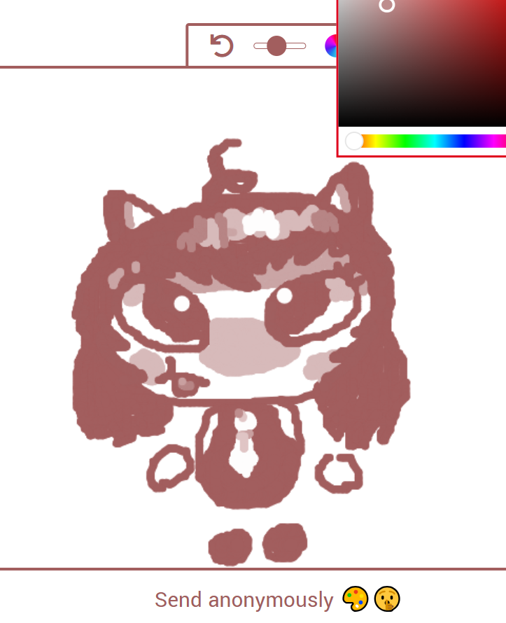 I drew this, and sent it to a random unsuspecting individual.