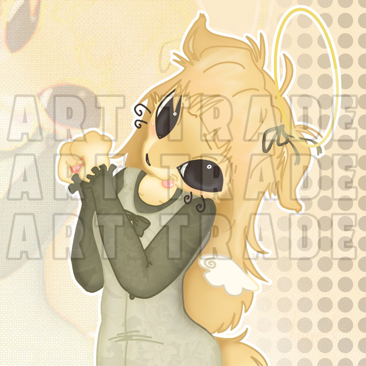 hemckk's tweet photo. art trade with avenu.72 on insta, her oc not mine, my art #furryart #smallartist #artmoots https://t.co/Q2knQDW6tH