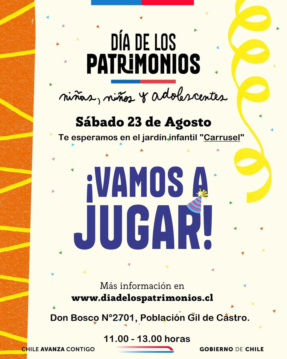 Celebramos en grande nuestra historia. Te esperamos el sábado en #ValdiviaCL #PatrimonioCultural