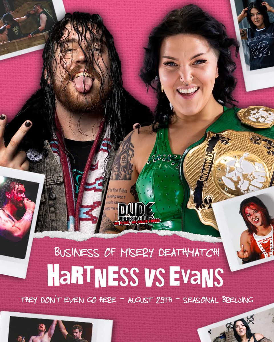 MHasluck's tweet photo. Just 6 of the best at what they do in an 18+ #noring #wrestling show? They Don't Even Go Here. Happening at @DWMRPerth AUGUST 29TH @ Seasonal
@charlievanspro vs @JamesHartnesspw #BusinessofMisery #DEATHMATCH
The Great George vs @Axe_Massacre #OPSHOP
@Jarradslate
Vs @MikiFortune https://t.co/7gNxRY3GEG