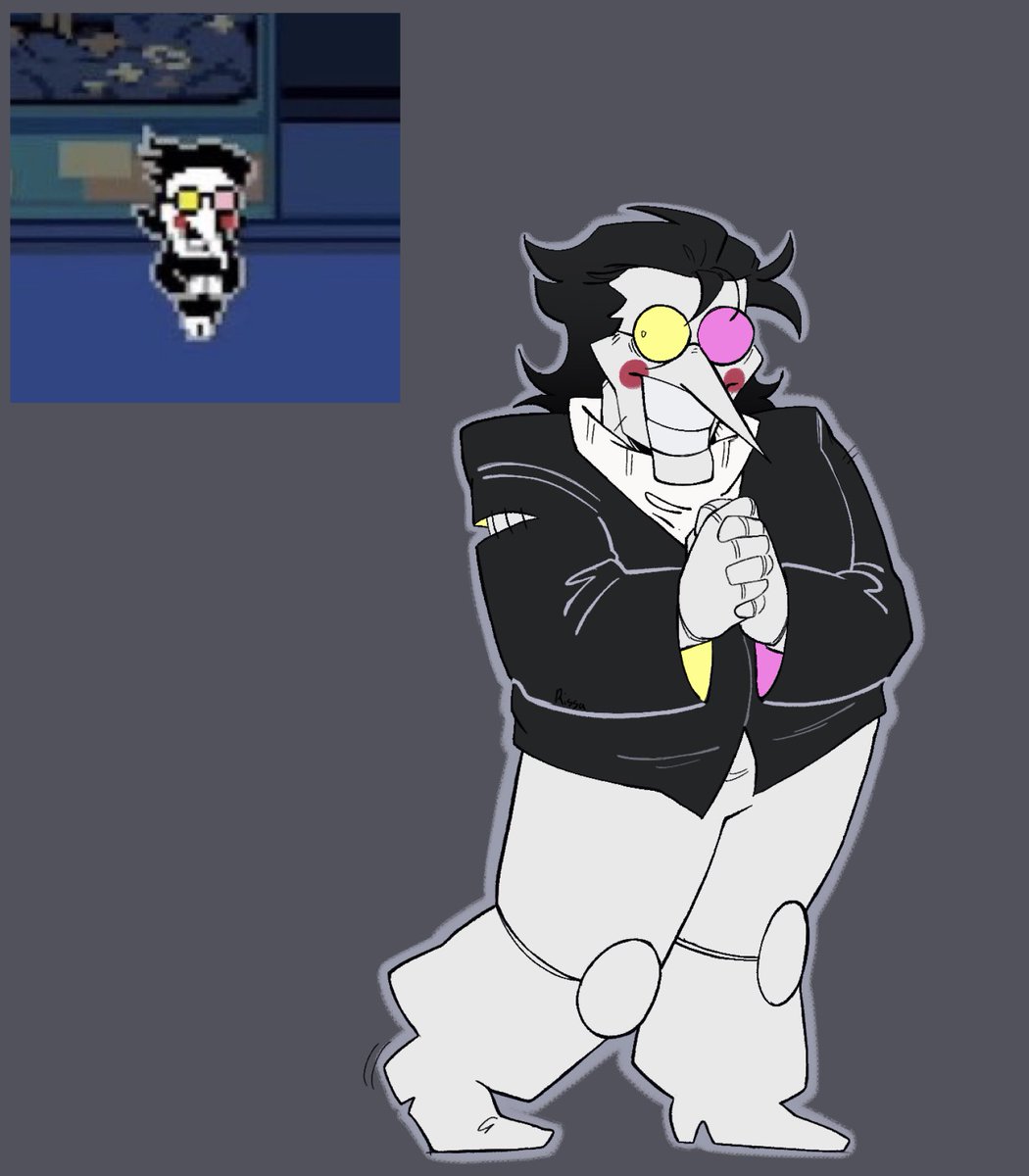 Cute little disease-infested street rat 
#spamton #DELTARUNE