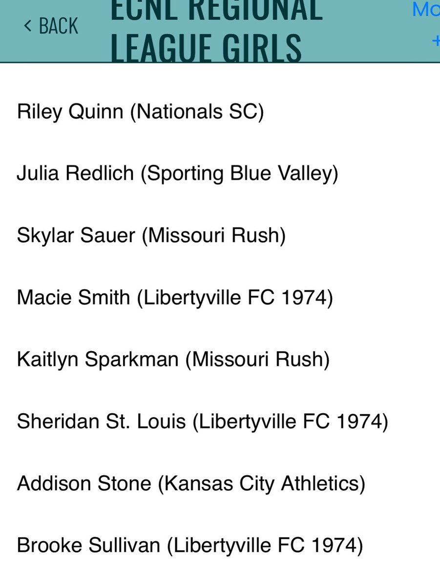 Thank you so much ECNL! Honored to be recognized!