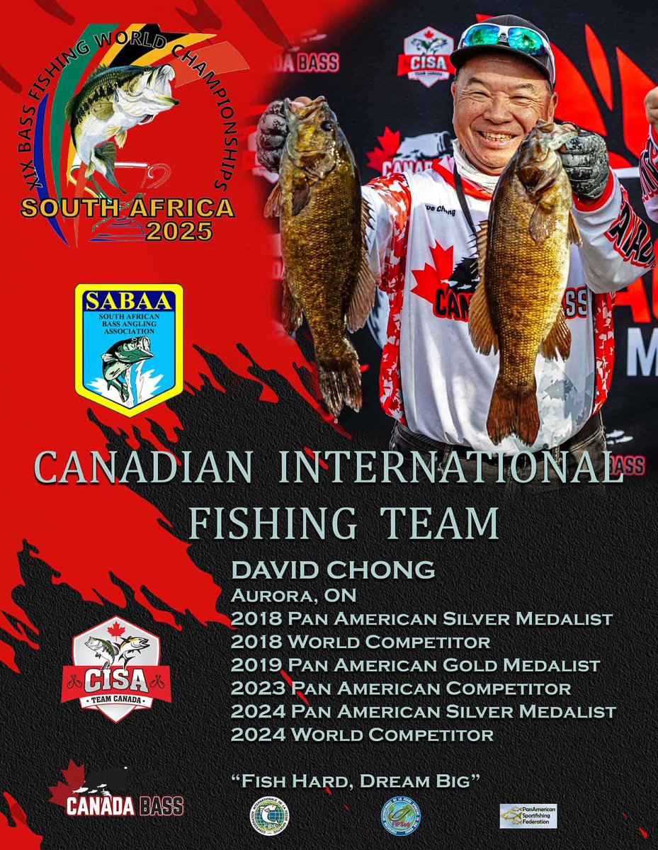 Where does the time go? A week from today we leave for South Africa for the 2025 Black Bass World Championship! Looking forward to fishing Arabie Dam for some giant Buckets! Hope to give Team USA &amp; the Team South Africa’s run for their money! #SouthAfricaBassin #BlackBassWorlds