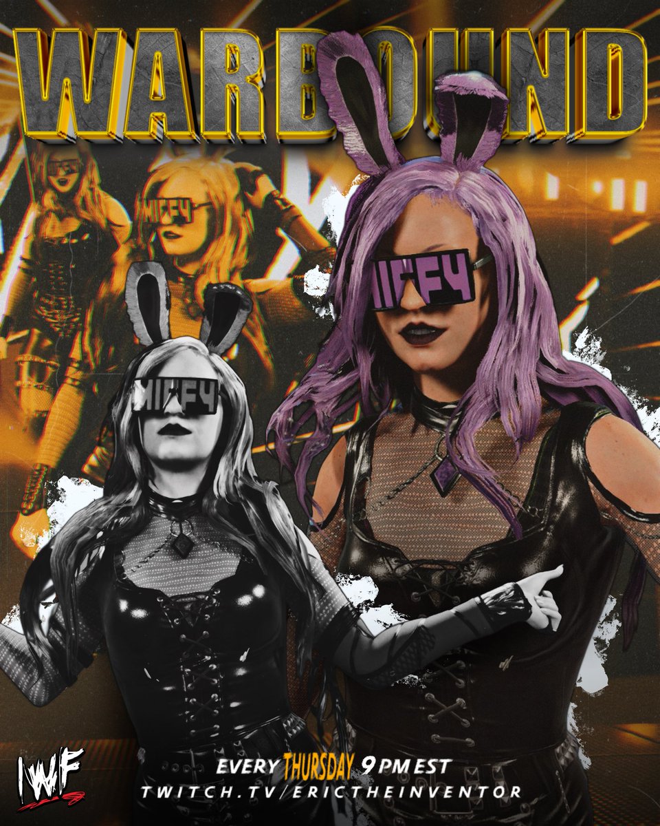 IWF on Twitch (@iwfuniverse) on Twitter photo HERE WE GO‼️
#ThursdayNightWARBOUND STARTS NOW! 🟡
HOW’S <a href="/VincentFour4444/">Vincent Four (IWF)</a> FEELIN - CAN <a href="/Kovtara_IWF/">Kova El</a> BOUNCE BACK - <a href="/DannyMills_1/">Danny Mills</a> BACK IN ACTION - <a href="/miffyIWF/">miffy ⋆˙⟡</a> 4-0? + MORE! 👀
HIT THE MERCH BOOTH - GET TO YOUR SEATS!
twitch.tv/erictheinventor HERE WE GO‼️
#ThursdayNightWARBOUND STARTS NOW! 🟡
HOW’S <a href="/VincentFour4444/">Vincent Four (IWF)</a> FEELIN - CAN <a href="/Kovtara_IWF/">Kova El</a> BOUNCE BACK - <a href="/DannyMills_1/">Danny Mills</a> BACK IN ACTION - <a href="/miffyIWF/">miffy ⋆˙⟡</a> 4-0? + MORE! 👀
HIT THE MERCH BOOTH - GET TO YOUR SEATS!
twitch.tv/erictheinventor