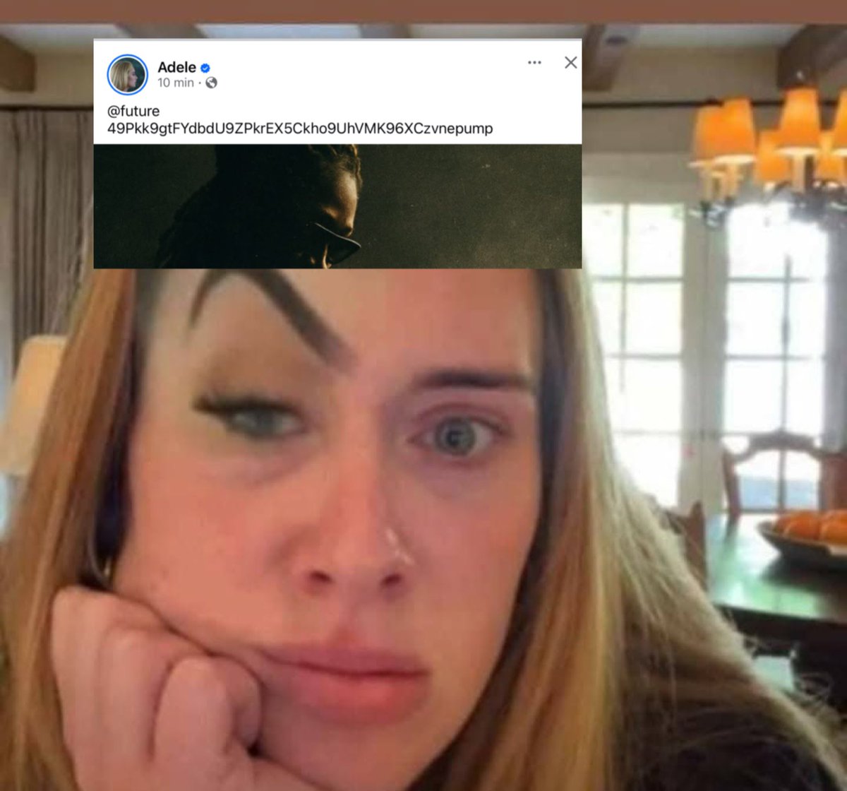 adele_mysame's tweet photo. Oigan pero entonces esto no significa que adele regresa en el 2049 con el álbum Adele 96? 😔 https://t.co/G3PHyYhxdL
