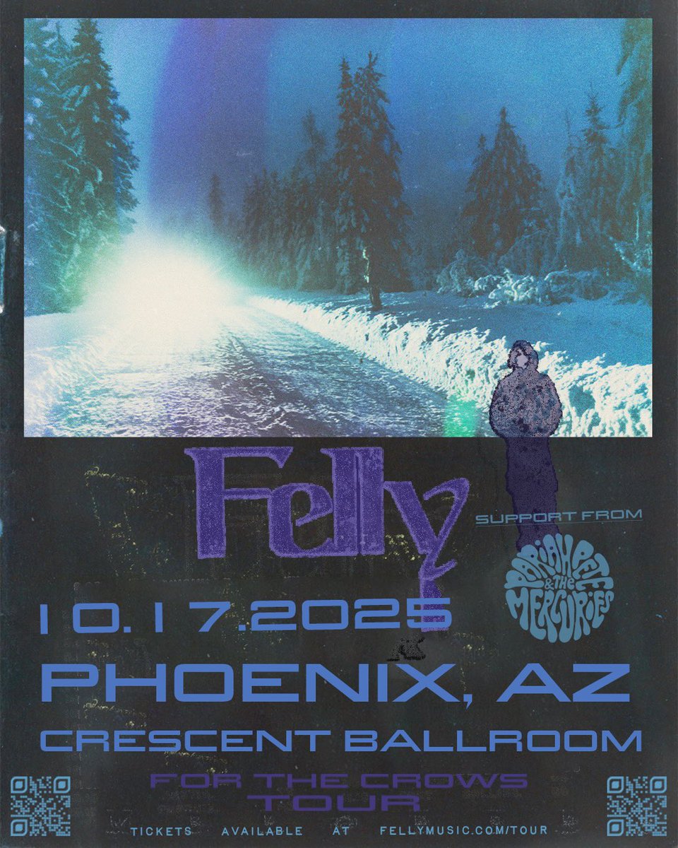 WE ARE BACK 🤍

OPENING FOR <a href="/fellythekid/">felly</a>

10/17 @ CRESCENT BALLROOM 🥹