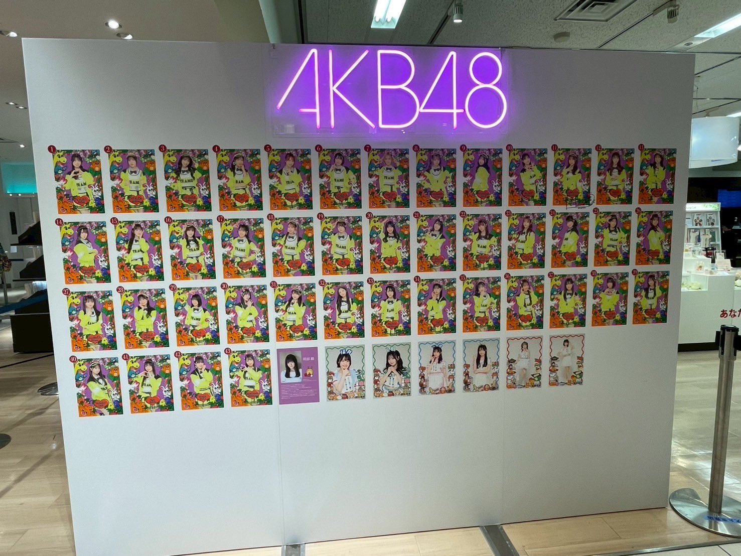 AKB48×大丸 衣装生地グッズ ポーチ 白黒チェック衣装ver AKB48×大丸 衣装生地グッズ ポーチ 白黒チェック衣装ver AKB48