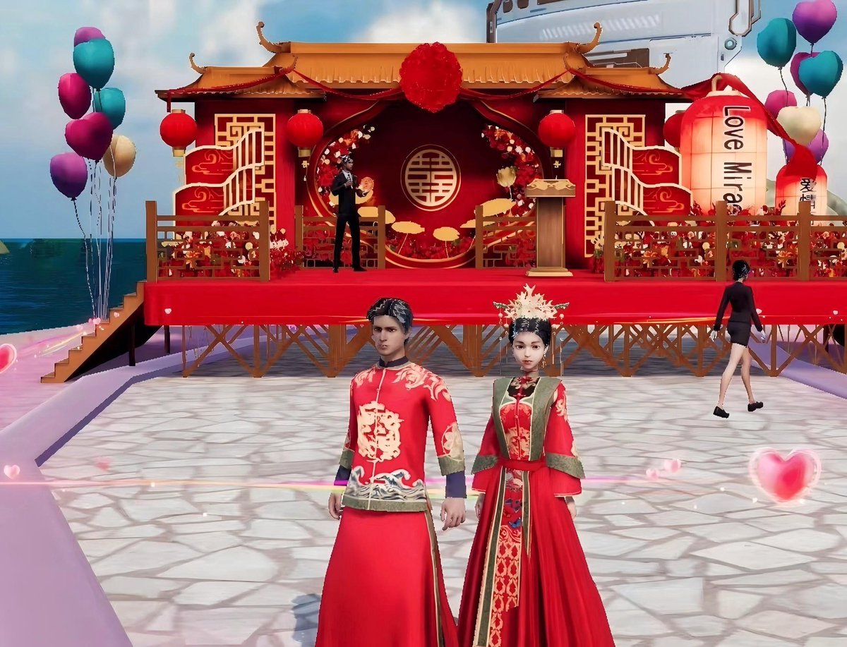 hapgetasocial's tweet photo. In the virtual world, we find love by tossing the digital bouquet—connecting souls across the metaverse. ✨
Who’s ready to catch it?
#Metaverse #Character #Web3 #AI #Gaming #Unity3D #VirtualWorld #Avatar #3DModeling #3DC
👉https://t.co/rMfhPyAxg9
👉https://t.co/loFr8RQyec https://t.co/b3SgJfbnRp