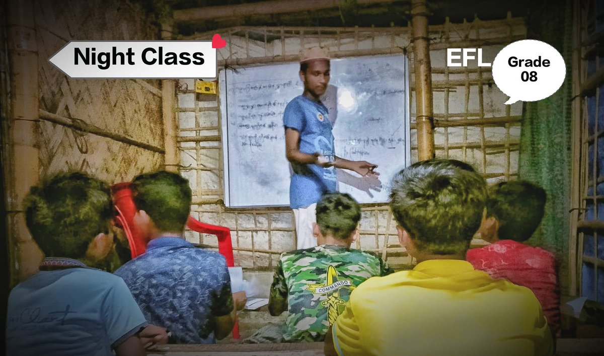 ro_edu_centre's tweet photo. Mr. Mashekh, Founder of #EFL_CBMS, together with Co-founder Mr. Junaid, has advanced formal education for Rohingya youth since 2024. His dedication, honesty, and vision continue to guide and inspire the #EFL community.
#FormalEducation #HopesBetter #M #J 🫡 https://t.co/mg7bZexb3a