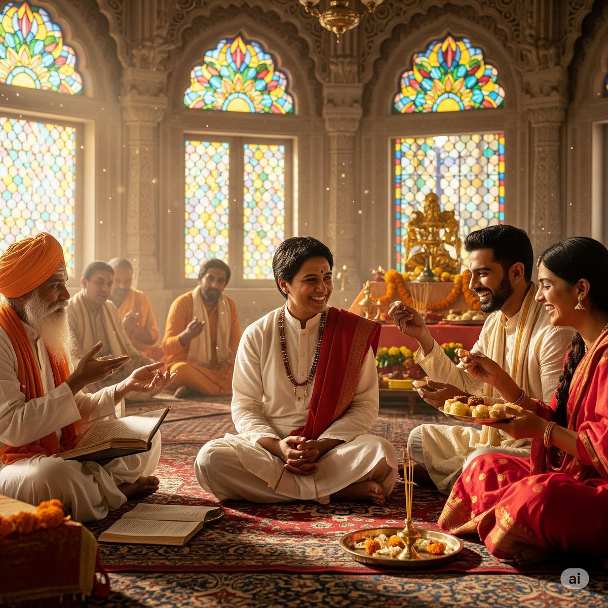 Kosalendradas's tweet image. अलुब्धैः सह सौहार्दं पण्डितैः सह संकथा।
उत्तमैः सह सङ्गश्च विधेयाः सुखमिच्छता॥

जो व्यक्ति सुख चाहता है, वह लोभ-रहित लोगों के साथ सौहार्द (मित्रता) रखे, विद्वानों के साथ संवाद करे और श्रेष्ठ जनों की संगति में रहे। #सुभाषितसुधाभाण्डागार (369.2) @Sanatan_Science @meenakshisharan