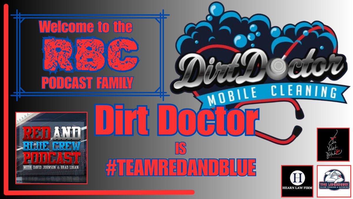 Welcome to the @RedBlueCrew Podcast, Dirt Doctor!
Call today for a free estimate: 662-709-0180

If you want to be on the team, just shoot me a DM.

#TeamRedAndBlue | <a href="/reed_jono/">Jono Reed</a>