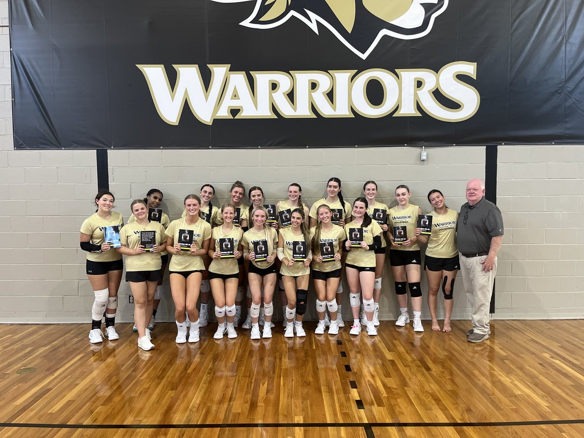 ECCC first ever Volleyball Team received a devotional book today.  Looking forward to seeing these young ladies play.