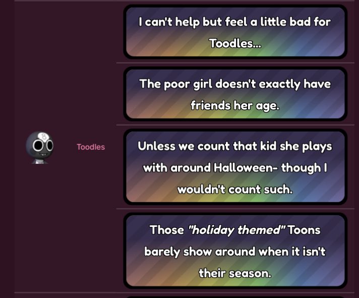 What if the Halloween uncommon is a really bitter replacement for Connie that's always in her shadow and is just seen as her replacement?

And what if both the main and Connie get plushies? As Connie's so popular she's a mainstay, it's actually really likely.