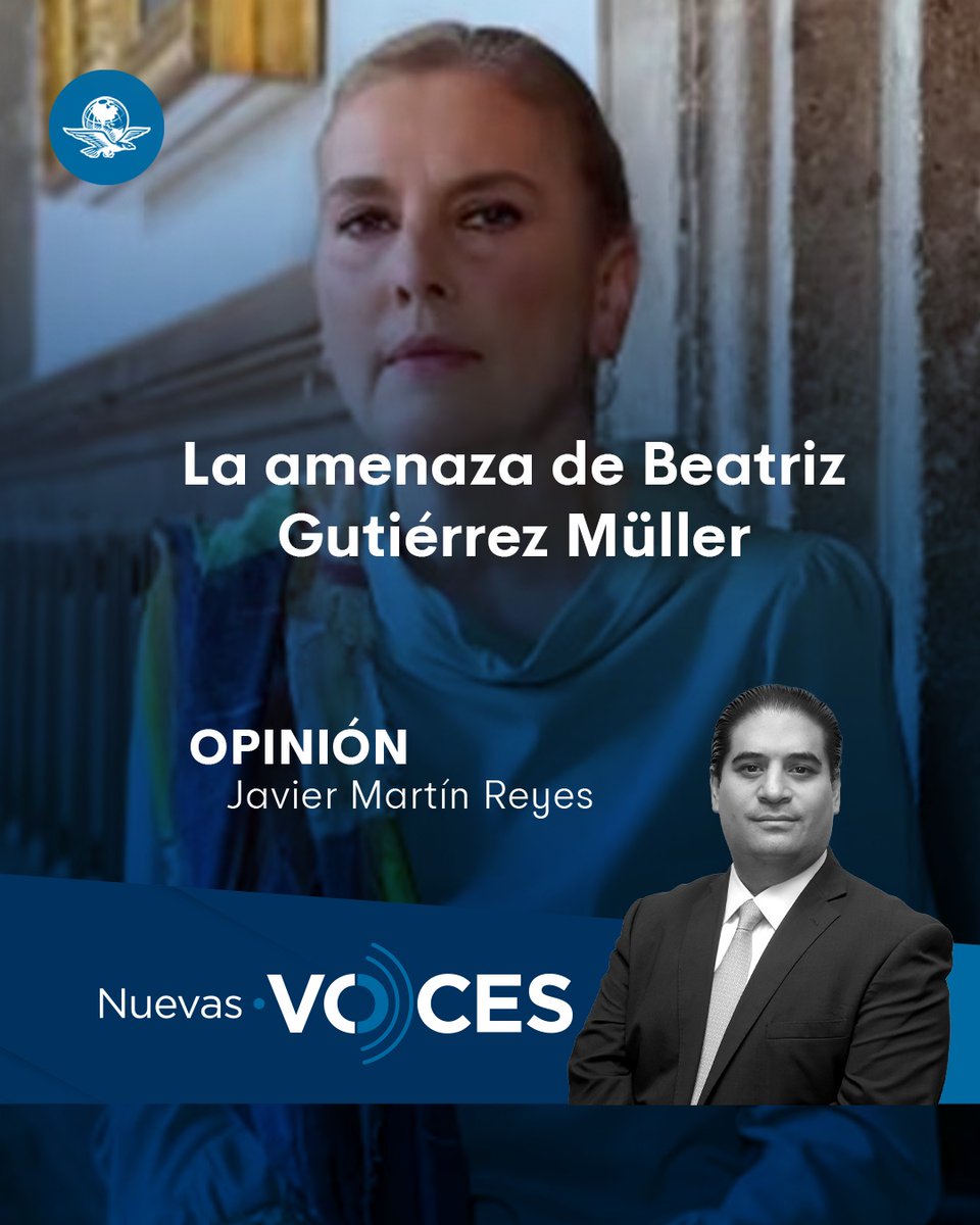 El Universal (@el_universal_mx) on Twitter photo #NuevasVoces | "Hay que tomar muy en serio las amenazas de Gutiérrez Müller. Para eso hicieron la reforma: para tener una nueva herramienta con la cual silenciar - si es necesario - a la prensa crítica", #Opinión de <a href="/jmartinreyes/">Javier Martín Reyes</a> ✍️
eluniversal.com.mx/opinion/javier… #NuevasVoces | "Hay que tomar muy en serio las amenazas de Gutiérrez Müller. Para eso hicieron la reforma: para tener una nueva herramienta con la cual silenciar - si es necesario - a la prensa crítica", #Opinión de <a href="/jmartinreyes/">Javier Martín Reyes</a> ✍️
eluniversal.com.mx/opinion/javier…