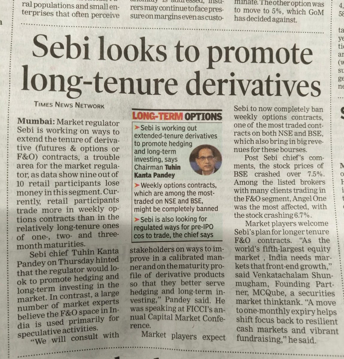 SoniNanda59439's tweet image. Why is SEBI&apos;s focus always on restricting retail traders? We&apos;ve seen similar patterns in other regulations. The question is, who is the market for? Is it a playground for institutions or an avenue for everyone?🎮🎲
#RetailVoices #FairMarkets #StopBlameGame