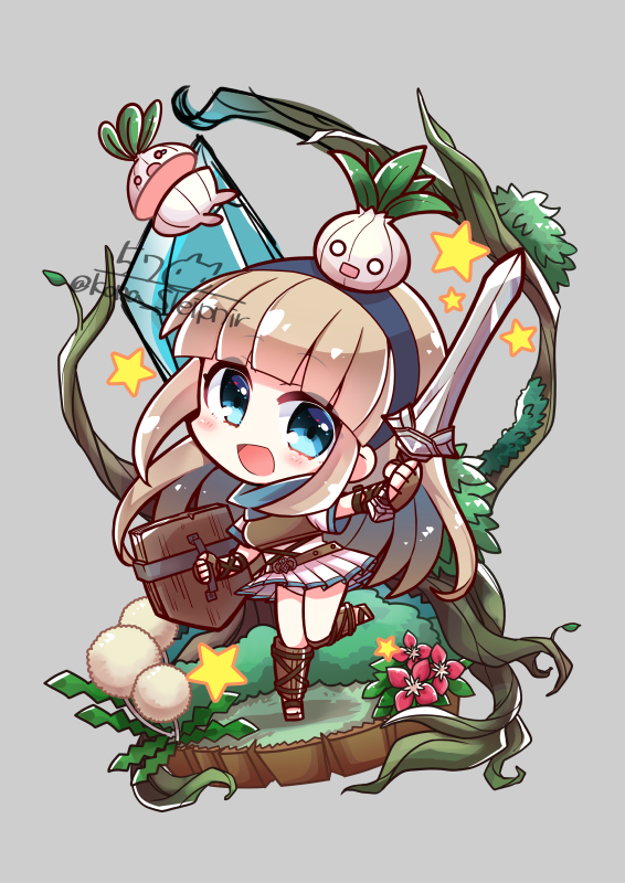 「7年前ぐらいの絵らしい?アクスタにしたやつ。 今度リメイクしよ～～～ううい」|57(こな)のイラスト