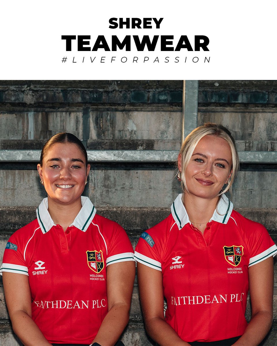 Proud to unveil Shrey’s teamwear for Holcombe Hockey Club 🔴⚪ Crafted for performance, comfort, and style — this kit isn’t just about playing the game, it’s about representing a legacy with pride. Here’s to a season of unity, strength, and standout hockey in Shrey.

#ShreySports