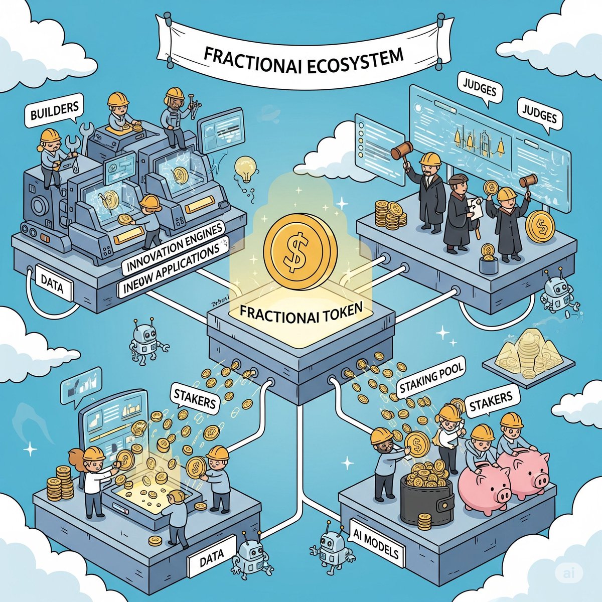 Mothi Prabu (@mothi_prabu) on Twitter photo Check out the <a href="/FractionAI_xyz/">Fraction AI</a> ecosystem! 🛠️ Builders innovate, ⚖️ judges ensure fairness, and 💰 stakers grow the economy, all powered by the $FRAI token! This is what sustainable tokenomics looks like. 🚀 #FAPS #FractionAI Check out the <a href="/FractionAI_xyz/">Fraction AI</a> ecosystem! 🛠️ Builders innovate, ⚖️ judges ensure fairness, and 💰 stakers grow the economy, all powered by the $FRAI token! This is what sustainable tokenomics looks like. 🚀 #FAPS #FractionAI