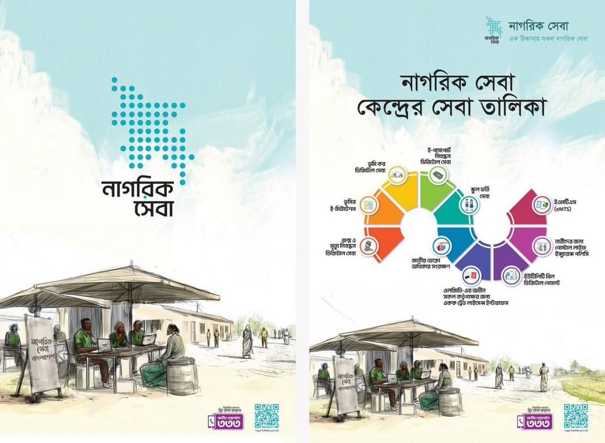 PriyoRahbab's tweet photo. এক ঠিকানায় সব নাগরিক সেবা পেতে ভিজিট করুন: https://t.co/CaHCOceNvu
এক প্ল্যাটফর্মেই পাওয়া যাবে—
রেজিস্ট্রেশন নবায়ন
✅ শিক্ষা, স্বাস্থ্য, কৃষিসহ অন্যান্য গুরুত্বপূর্ণ ডিজিটাল সেবা
আজই নিকটস্থ সেবাকেন্দ্রে যোগাযোগ করুন
#NagorikSheba #DigitalServices #CitizenFirst #GovServices https://t.co/iWQx82utjR
