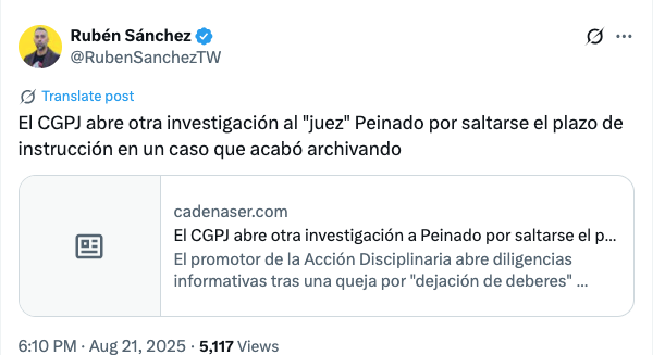 SoyMRBerta's tweet photo. El "periodista", secretario de @Facua y "persona" @RubenSanchezTW denominando con comillas al Juez Peinado.

#Facuo #Facuogate https://t.co/OpbimBEc4s