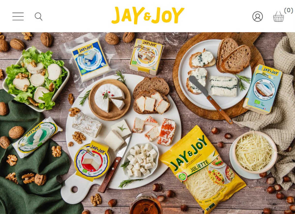 De koe is niet nodig voor kaas. #Jay&amp;Joy laten zien dat je ook prima Franse kaas kan maken zonder koe. jay-joy.com/pages/jay-joy-…
#hetkanwel