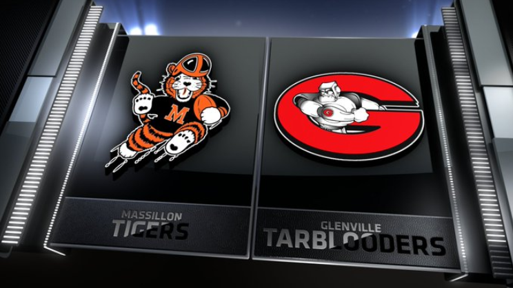 The <a href="/OHSAASports/">OHSAA Sports</a> Game of the Week on Friday : 7p.

<a href="/MTigerFB/">Massillon Football</a> vs. <a href="/TarblooderFB/">Glenville Tarblooders Football 🏈</a> 

💻 stream here: bit.ly/spectrumnews01

<a href="/MTigerAthletics/">Massillon Tigers</a> <a href="/Massillon_Tiger/">Massillon Tiger Football Booster Club</a> <a href="/CoachNMoore/">Nate Moore</a> <a href="/DaMilqFootball/">Massillon Football Fans</a>