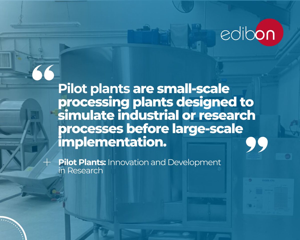 From CO₂ capture to cereal malting, our solutions support innovation across energy, biotechnology, food, and water treatment industries. Discover how pilot plants are transforming applied research worldwide: blog.edibon.com/en/pilot-plant…

#DiscoverEDIBON #PilotPlants