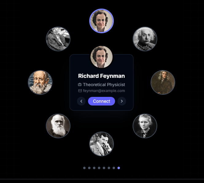 21st_dev_old's tweet image. Check out this awesome Orbiting Carousel with Animated Icons by Sera UI! 🌟 Each icon not only orbits but also animates, adding a playful and interactive vibe. Perfect for making your UI pop! Credit to @devshowcse

Link in thread ↓